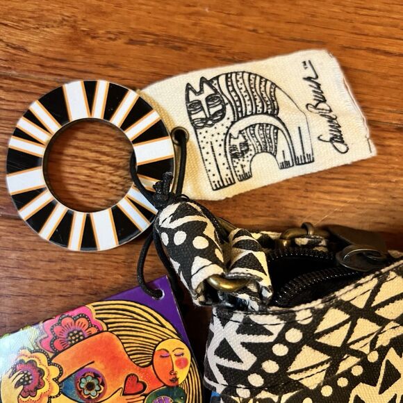 LAUREL BURCH Cat Kitten Egyptian Turquoise Crossbody Purse NWT - Picture 5 of 11